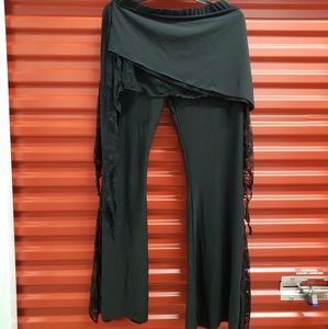 Bellydance lace wrap top and skirted pants